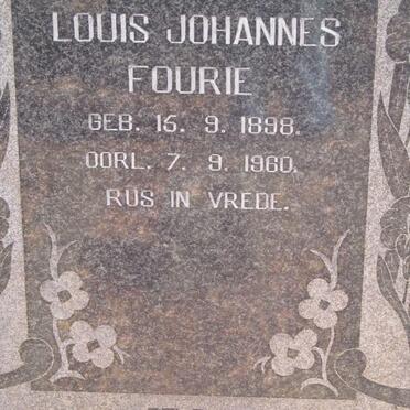 KLERK Louis Johannes Fourie, de 1898-1960
