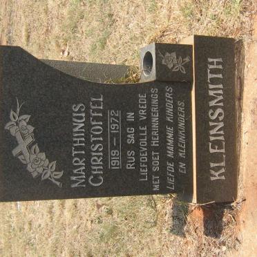 KLEINSMITH Marthinus Christoffel 1919-1972