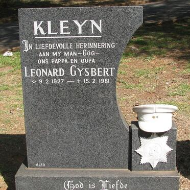 KLEYN Leonard Gysbert 1927-1981