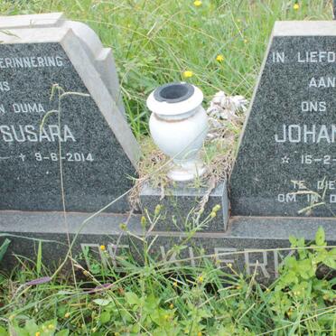 KLERK Johannes Jacobus, de 1914-1987 &amp; Susanna Susara 1925-2014