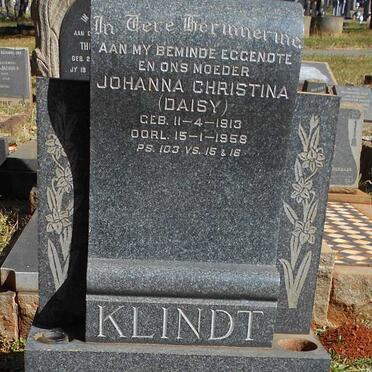 KLINDT Johanna Christina 1913-1958