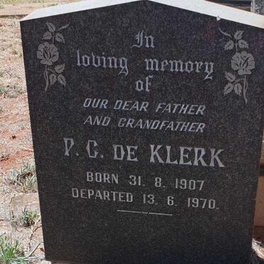 KLERK P.G., de 1907-1970