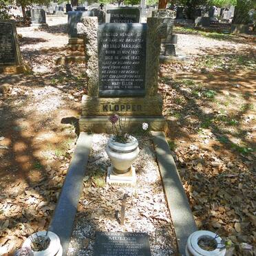 KLOPPER Mary Ellen 1892-1964 :: KLOPPER Mildred Marjorie 1927-1947 :: MULDER Barbara Sylvia 1920-1997