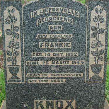 KNOX Frankie 1932-1944