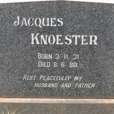 KNOESTER Jacques 1931-1980