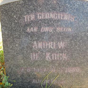 KOCK Andrew, de 1907-1969