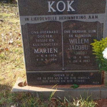 KOK Willem Jacobus 1971-1987 :: KOK Marien 1974-1984