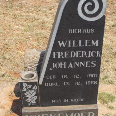 KOEKEMOER Willem Frederick Johannes 1907-1968