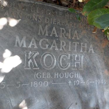 KOCH Maria Magaritha nee HOUGH 1890-1949