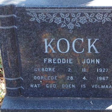 KOCK Freddie John 1927-1967