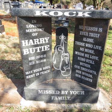 KOCK Harry Butie 1957-2011