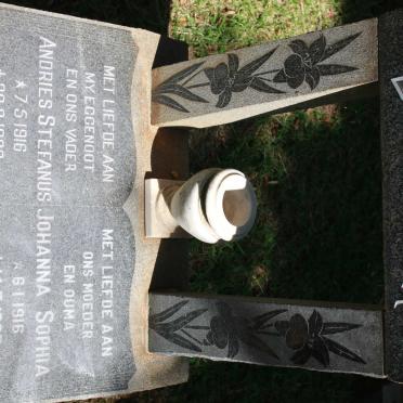 KOCK Andries Stefanus, de 1916-1966 &amp; Johanna Sophia 1916-1997