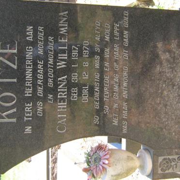 KOTZE Catherina Willemina 1917-1970