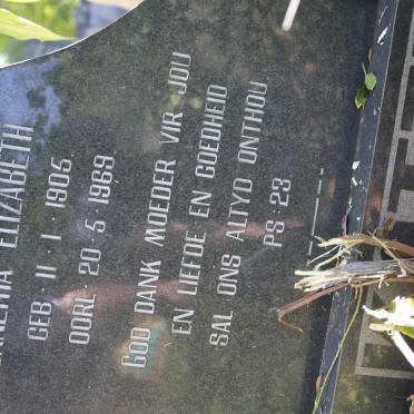 KOTZE Janetha Elizabeth 1905-1969