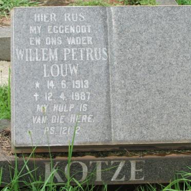 KOTZE Willem Petrus Louw 1913-1987