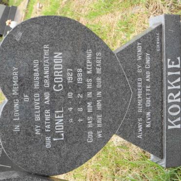 KORKIE Lionel Gordon 1927-1988