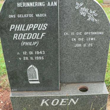 KOEN Philippus Roedolf 1943-1995