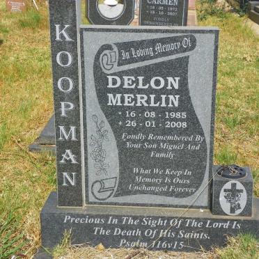 KOOPMAN Delon Merlin 1985-2008