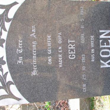 KOEN Gert 1913-1961