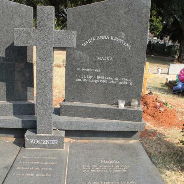KOCZNER Maria Anna Krystyna nee KWIECINSKA 1948-1999