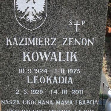 KOWALIK Kazimierz Zenon 1924-1975 &amp; Leokadia 1929-2011