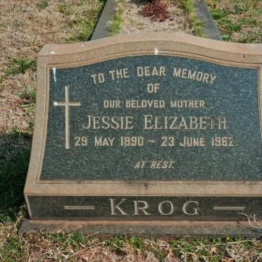 KROG Jessie Elizabeth 1890-1962
