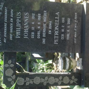 KRUIS Philippus Johannes 1912-1968 &amp; Petronella 1916-2002