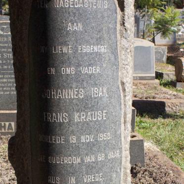 KRAUSE Johannes Isak Frans -1953