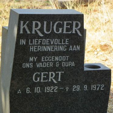 KRUGER Gert 1922-1972