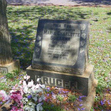 KRUGER Maria Charlotte Susanna 1942-1959