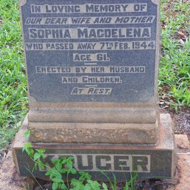 KRUGER Sophia Magdelena -1944