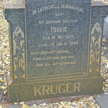 KRUGER Tokkie 1922-1946
