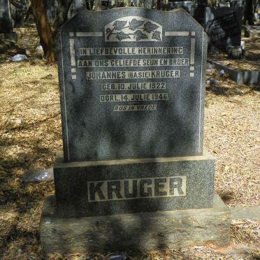 KRUGER Johannes 1922-1946