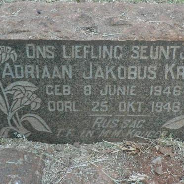 KRUGER Adriaan Jakobus 1946-1946