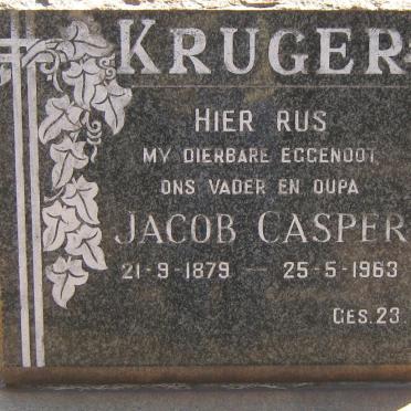KRUGER Jacob Casper 1879-1963