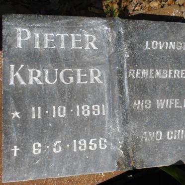 KRUGER Pieter 1891-1956
