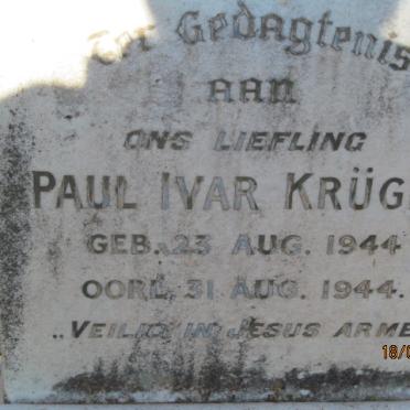 KRUGER Paul Ivar 1944-1944