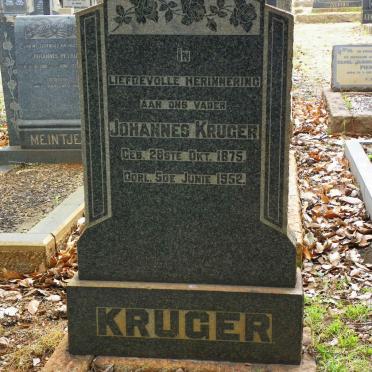 KRUGER Johannes 1875-1952