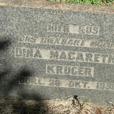 KRUGER Dina Magaretha -1958