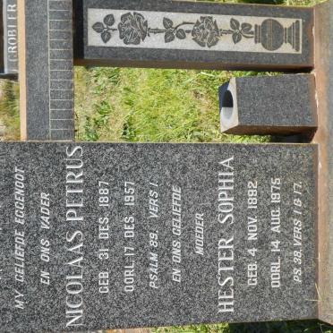 KRUGER Nicolaas Petrus 1887-1957 &amp; Hester Sophia 1892-1975
