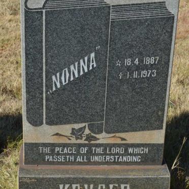 KRUGER Nonna 1887-1973