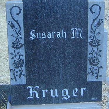 KRUGER Susarah M.