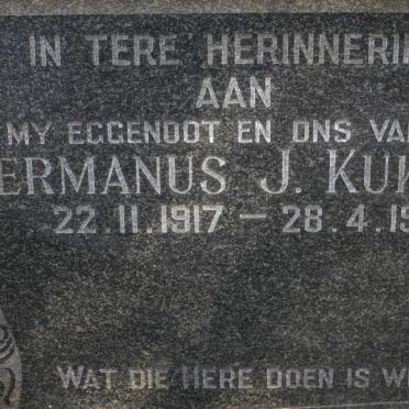 KUKARD Hermanus J. 1917-1966
