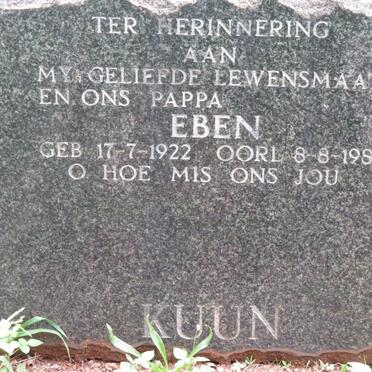 KUUN Eben 1922-1980