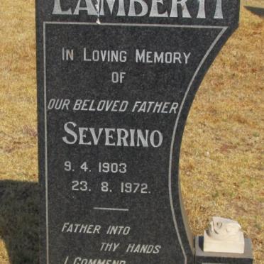 LAMBERTI Severino 1903-1972