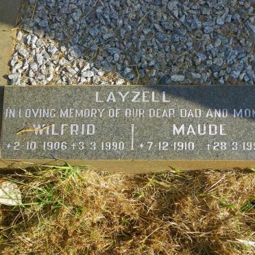 LAYZELL Wilfrid 1906-1990 &amp; Maude 1910-1991