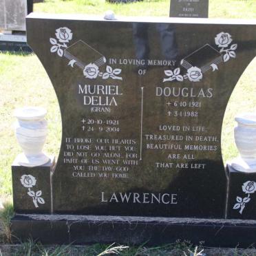 LAWRENCE Douglas 1921-1982 &amp; Muriel Delia 1921-2004