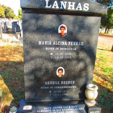 LANHAS Maria Alcina Ferrao 1934-2013 :: LANHAS George Reuben 1972-1990