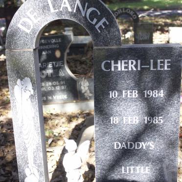 LANGE Cheri-Lee, de 1984-1985