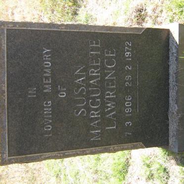 LAWRENCE Susan Marguarete 1906-1972
